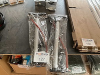 2 x fietspomp met manometer - afbeelding 1 van  6