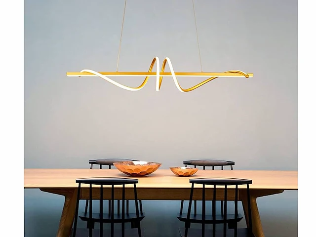 2 x flow led design armatuur goud - afbeelding 7 van  10