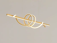 2 x flow led design armatuur goud - afbeelding 9 van  10