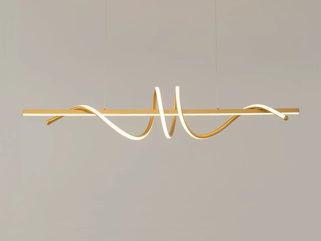 2 x flow led design armatuur goud - afbeelding 10 van  10