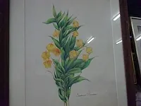 2 x gekleurde tekening mieko eres - afbeelding 4 van  5