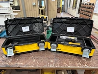 2 x gereedschapskoffer + inhoud - afbeelding 1 van  4