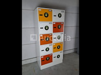2 x gispen lockerkast oranje wit - afbeelding 2 van  2
