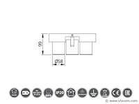 2 x gt link 3.0 armatuur zwart - afbeelding 4 van  5