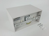 2 x gu10 opbouwspot armatuur dual fittingen wit kantelbaar - afbeelding 5 van  6