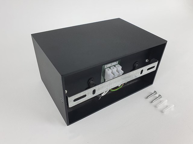 2 x gu10 opbouwspot armatuur dual fittingen zwart kantelbaar - afbeelding 6 van  7