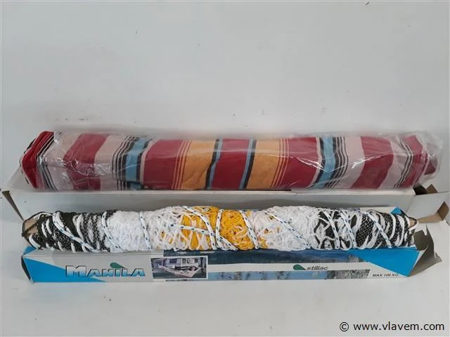 2 x hangmat 1 x net + 1 x doek - afbeelding 2 van  2