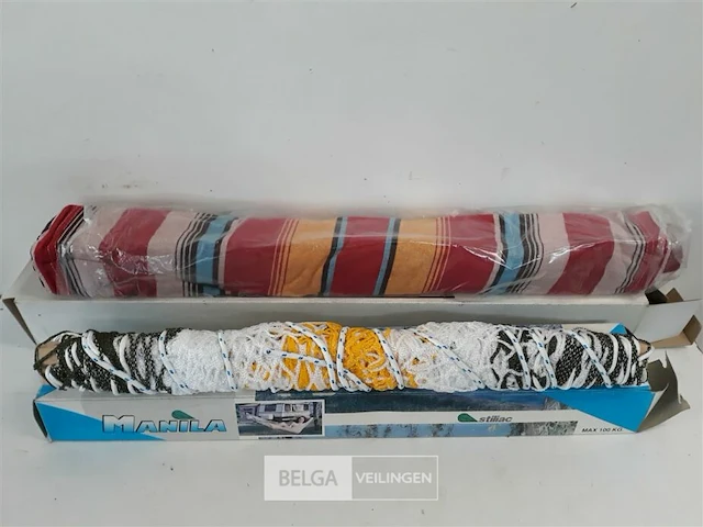 2 x hangmat 1 x net + 1 x doek - afbeelding 3 van  3