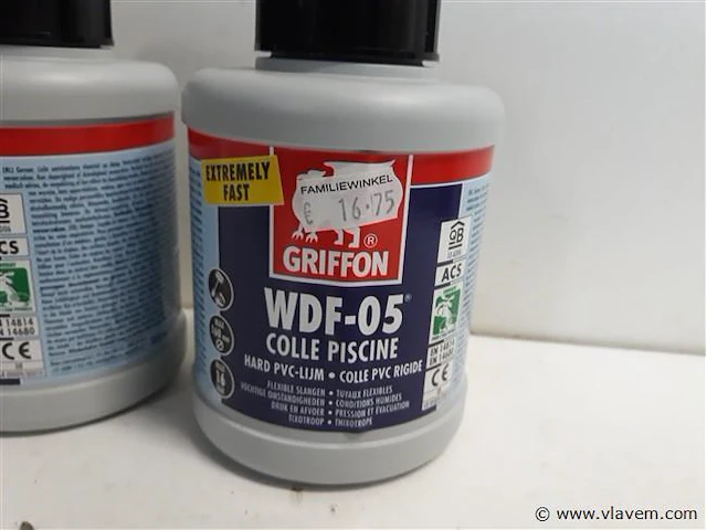 2 x hard pvc lijm 500 ml - afbeelding 2 van  2