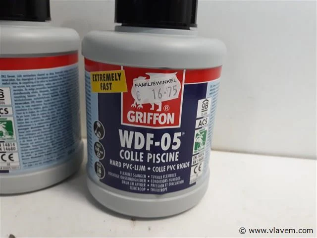 2 x hard pvc lijm 500 ml - afbeelding 2 van  2
