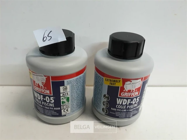 2 x hard pvc lijm 500 ml - afbeelding 2 van  3