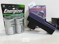 2 x herlaadbare batterijen mix d + 2 x laadstation voor aa batterijen - afbeelding 3 van  3