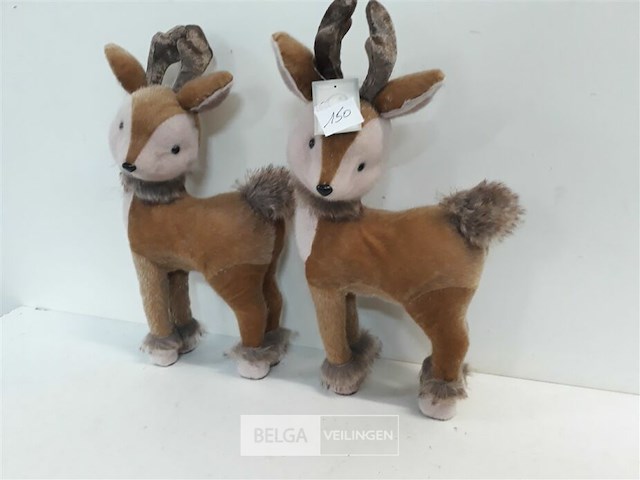 2 x hert zachte haren 40 cm - afbeelding 2 van  3