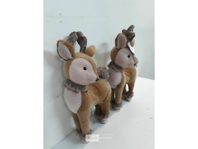 2 x hert zachte haren 40 cm - afbeelding 3 van  3