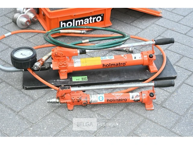 2 x holmatro handpomp + mechanische stip - afbeelding 3 van  10