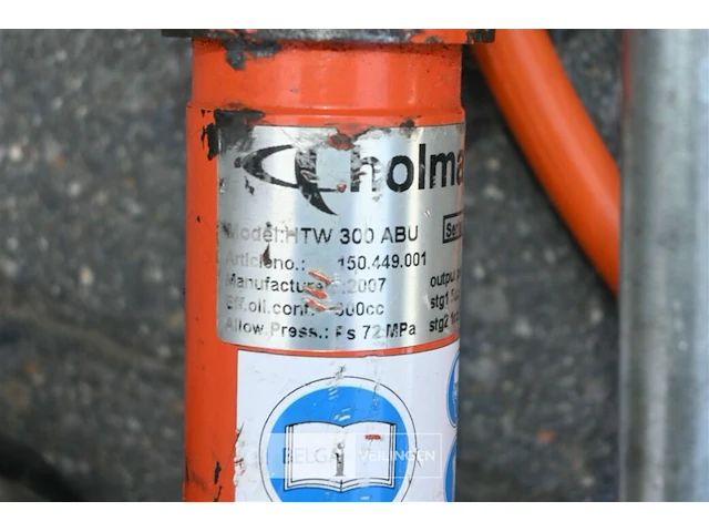 2 x holmatro handpomp + mechanische stip - afbeelding 4 van  10