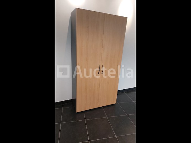 2 x houten draaideurkast hoog - afbeelding 3 van  4