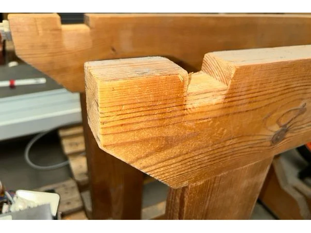 2 x houten schraag - afbeelding 2 van  3