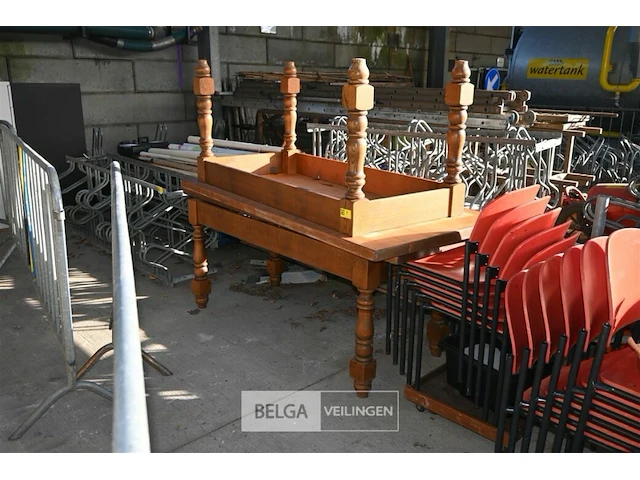 2 x houten tafel - afbeelding 1 van  5