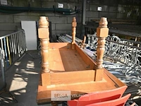 2 x houten tafel - afbeelding 2 van  5