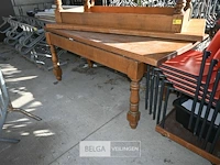 2 x houten tafel - afbeelding 3 van  5