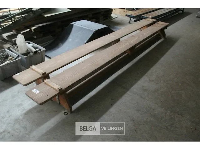 2 x houten zweedse bank - afbeelding 1 van  4