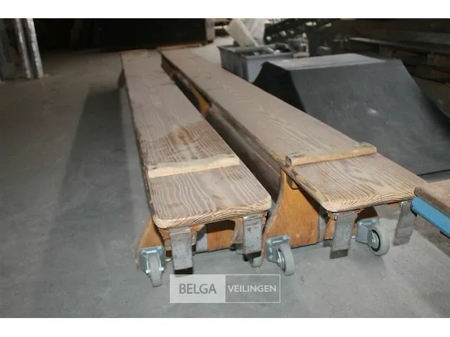 2 x houten zweedse bank - afbeelding 4 van  4