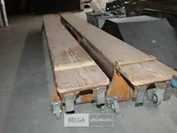 2 x houten zweedse bank - afbeelding 4 van  4