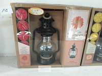 2 x hurricane lantaarn met kaarsjes - afbeelding 3 van  3