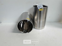 2 x ijsemmer voor fles inox - afbeelding 3 van  3