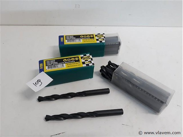 2 x ijzerboor 10,0 mm 10 stuks - afbeelding 1 van  2