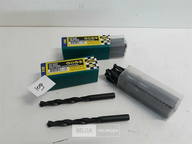 2 x ijzerboor 10,0 mm 10 stuks - afbeelding 2 van  3