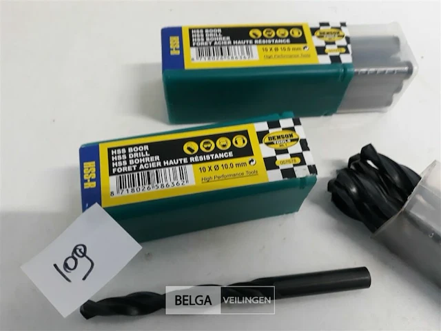 2 x ijzerboor 10,0 mm 10 stuks - afbeelding 3 van  3
