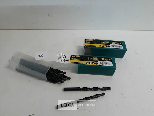 2 x ijzerboor 8,0 mm 10 stuks - afbeelding 1 van  3
