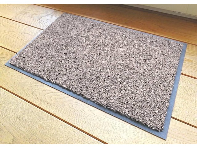 2 x ikado ecologische droogloopmat - taupe - 58 x 88 cm - afbeelding 1 van  5