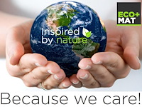 2 x ikado ecologische droogloopmat - taupe - 58 x 88 cm - afbeelding 5 van  5