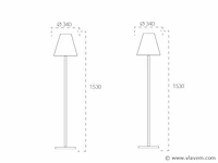 2 x intec bart design buiten lamp zwart - afbeelding 6 van  11