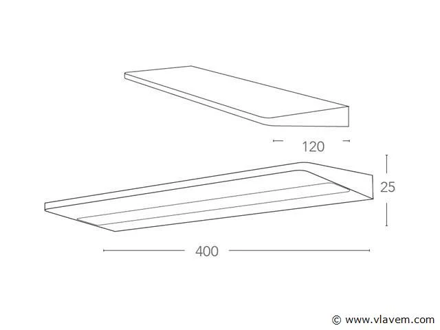 2 x intec grade led wandplank - afbeelding 4 van  4