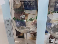 2 x irish coffee glas op voet 3 stuks - afbeelding 2 van  2