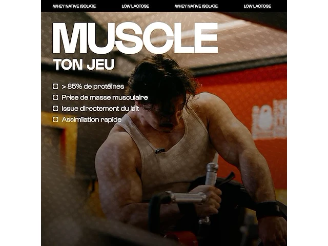 2 x isolaat van natieve whey (vanille) - afbeelding 2 van  2