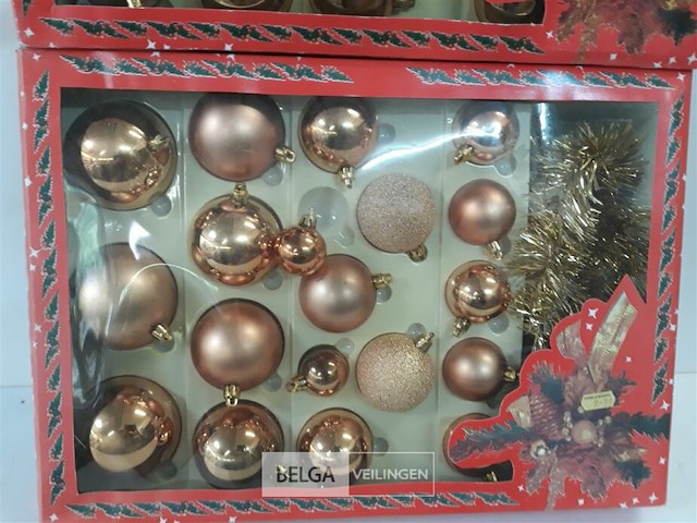 2 x kerstballen 19 stuks + slingers - afbeelding 3 van  3
