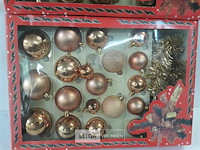 2 x kerstballen 19 stuks + slingers - afbeelding 3 van  3