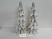 2 x kerstboom 46 cm - afbeelding 1 van  3
