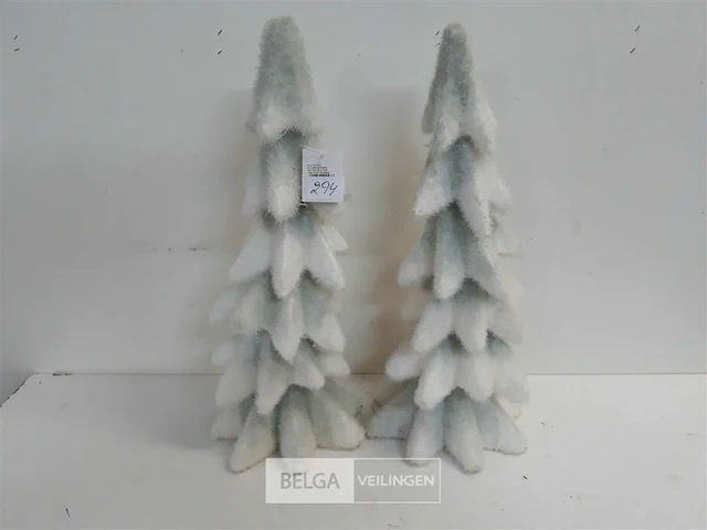 2 x kerstboom 46 cm - afbeelding 2 van  3