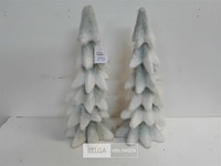 2 x kerstboom frosthair 46 cm - afbeelding 2 van  3