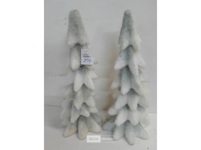 2 x kerstboom frosthair 46 cm - afbeelding 3 van  3