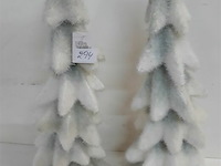 2 x kerstboom frosthair 46 cm - afbeelding 3 van  3