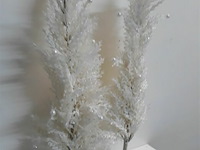 2 x kerstboom op voet wit 70 cm - afbeelding 3 van  3