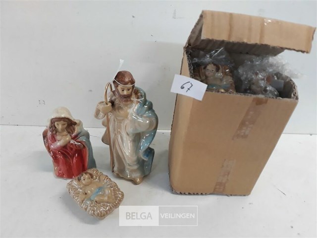 2 x kerstfiguren 4-19 cm - afbeelding 1 van  3