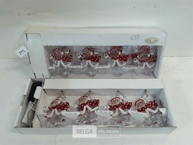 2 x kerstverlichting led sneeuwmannen - afbeelding 2 van  3